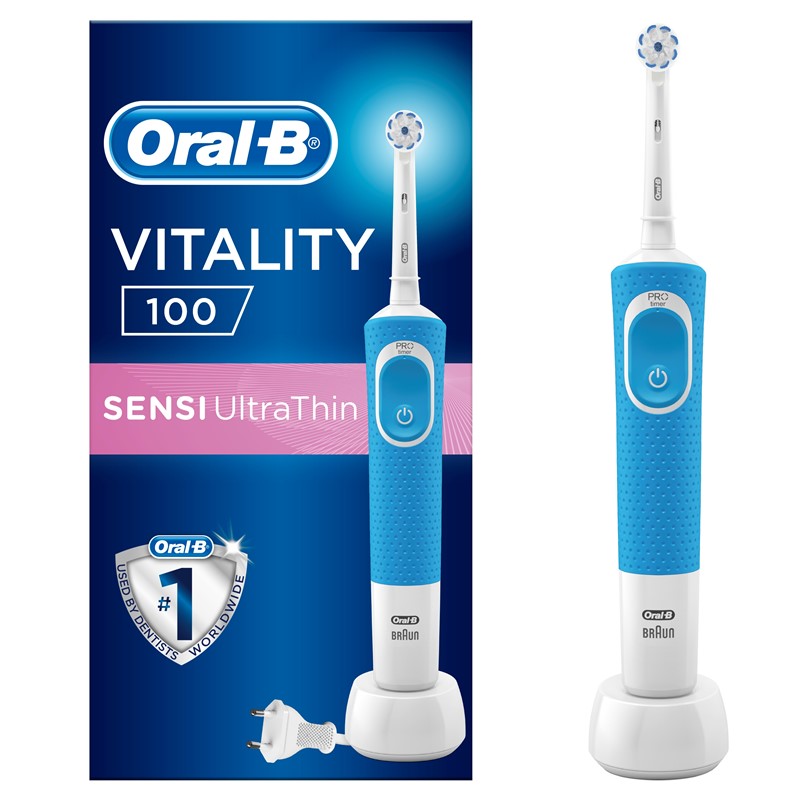 Zubní kartáček Oral-B Blue Sensitive Vitality 100